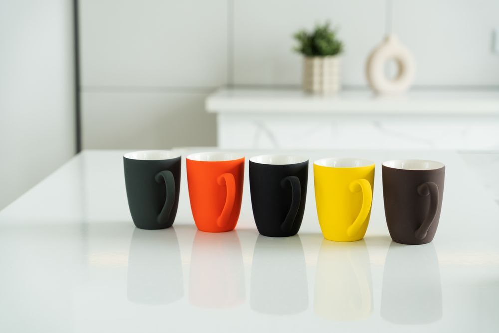 Кружка Good Morning с покрытием софт-тач, ver.2, оранжевая арт.17653.20