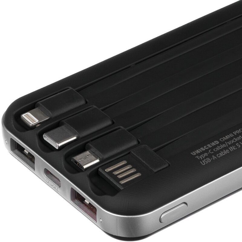 Внешний аккумулятор Omni Pro 10000 мАч, черный арт.25007.30