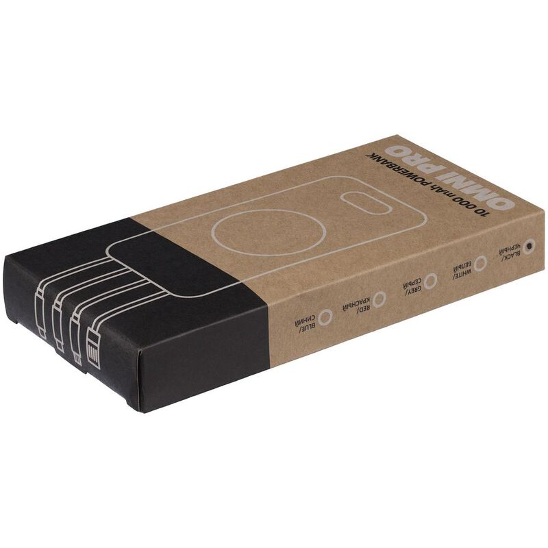 Внешний аккумулятор Omni Pro 10000 мАч, черный арт.25007.30