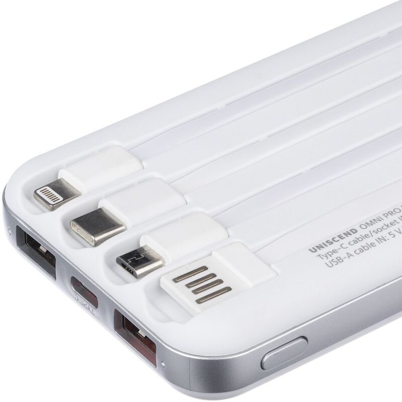 Внешний аккумулятор Omni Pro 10000 мАч, белый арт.25007.60