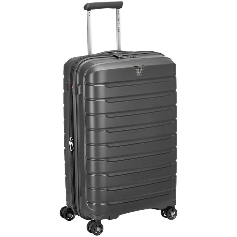 Чемодан Butterfly M, серый арт.16874.10