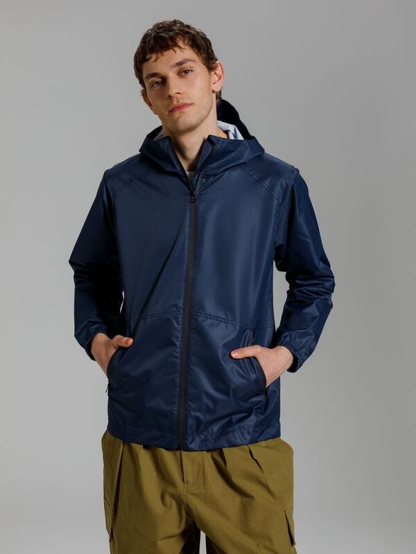 Куртка унисекс Nordvind DWR, темно-синяя арт.17941.40