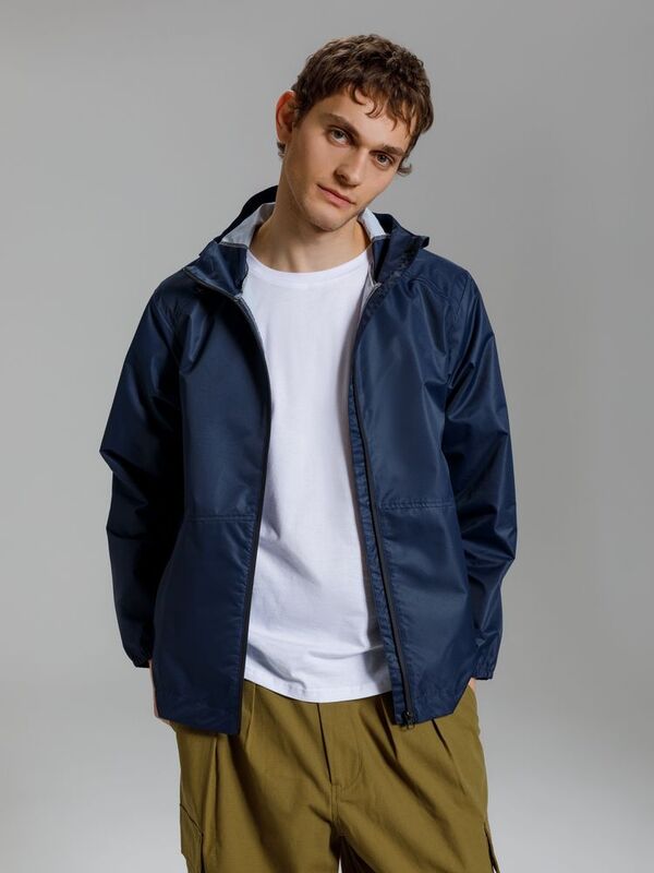 Куртка унисекс Nordvind DWR, темно-синяя арт.17941.40