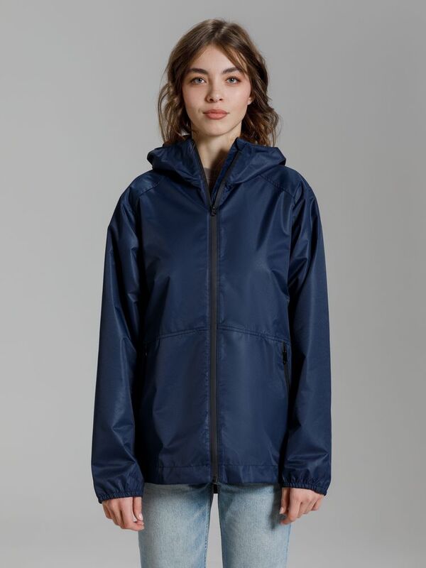 Куртка унисекс Nordvind DWR, темно-синяя арт.17941.40