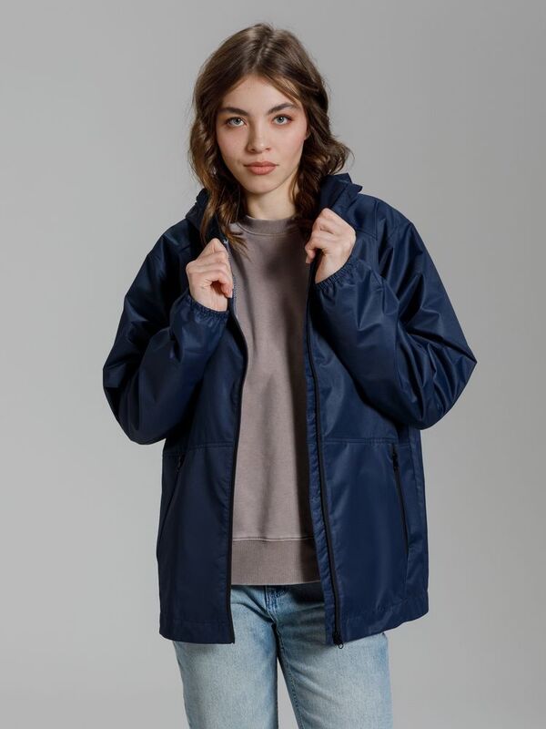 Куртка унисекс Nordvind DWR, темно-синяя арт.17941.40