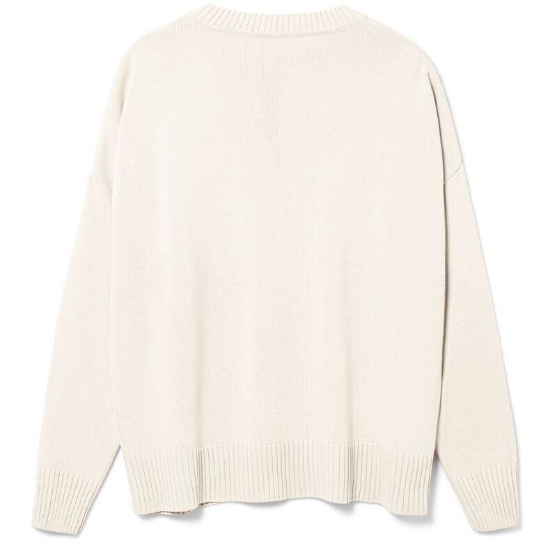 Джемпер оверсайз унисекс Stated в сумке, белый (молочный) арт.16760.60