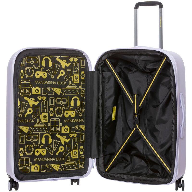 Чемодан Logoduck M, сиреневый арт.17422.76