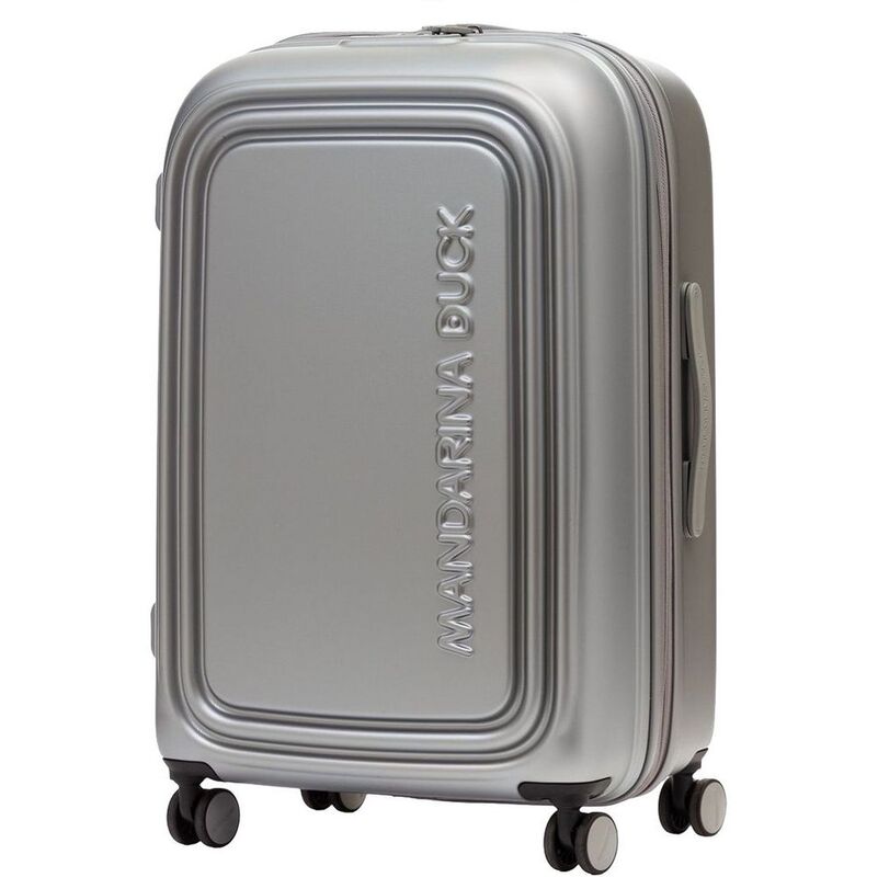 Чемодан Logoduck M, серебристый арт.17422.10