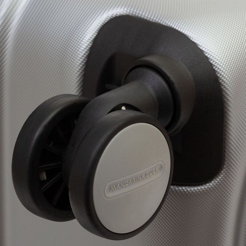 Чемодан Logoduck L, серебристый арт.17423.10