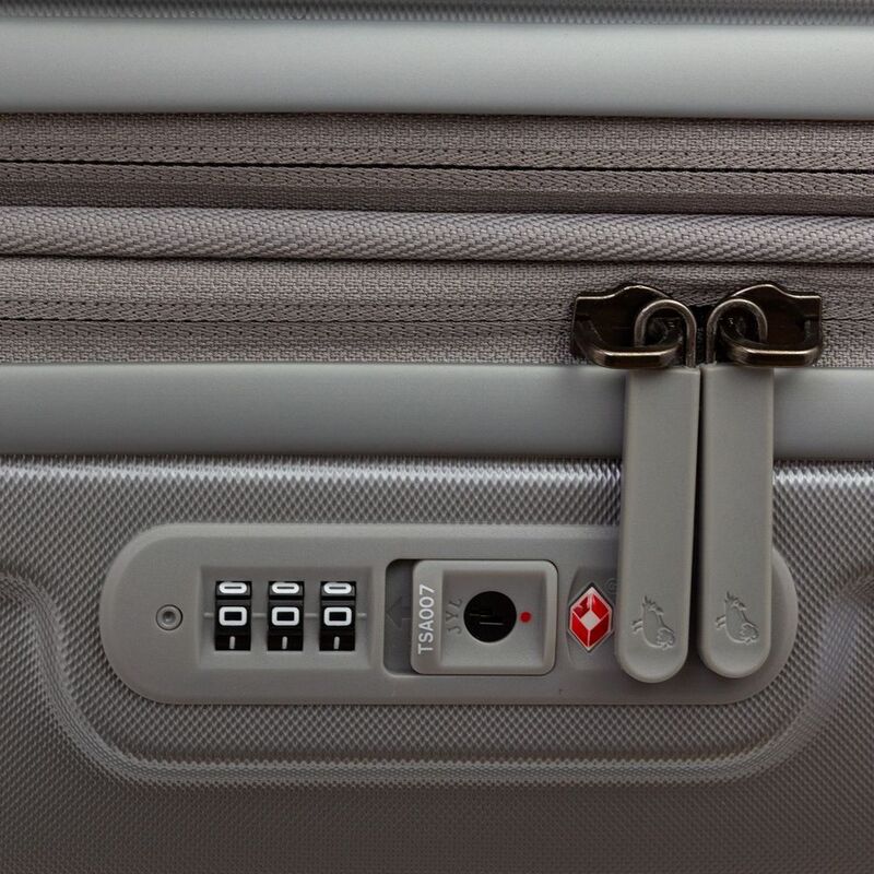 Чемодан Logoduck L, серебристый арт.17423.10