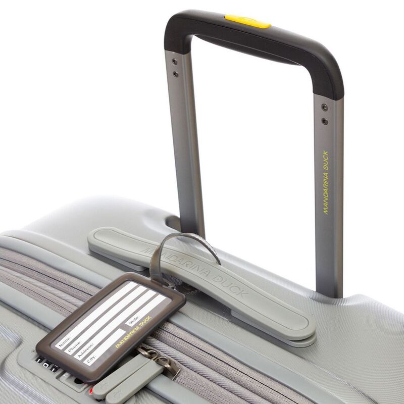 Чемодан Logoduck L, серебристый арт.17423.10