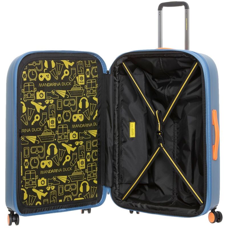 Чемодан Logoduck L, джинсовый арт.17423.44