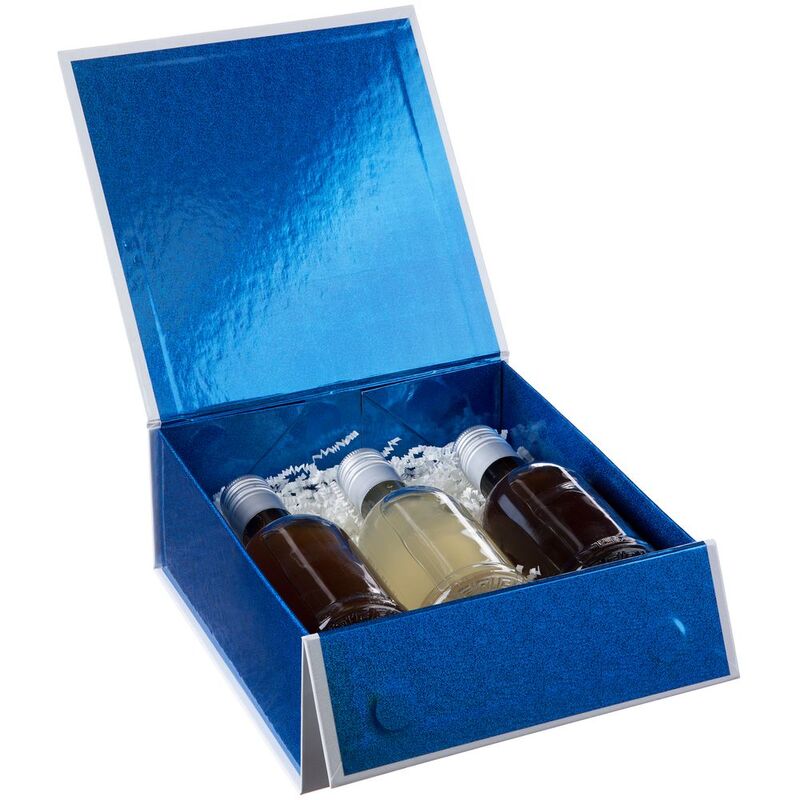 Коробка складная Gallant, M, белая с синим арт.24029.64