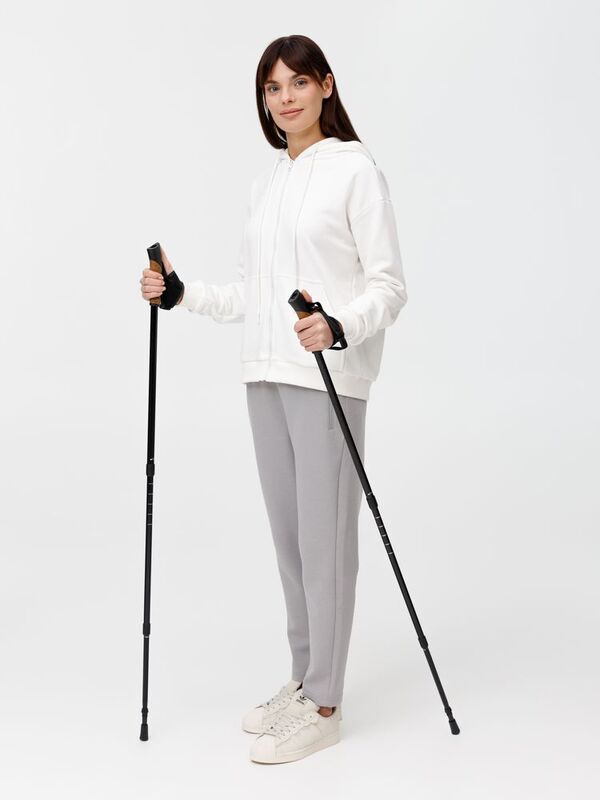 Палки для скандинавской ходьбы Trekk, черные арт.17250.30