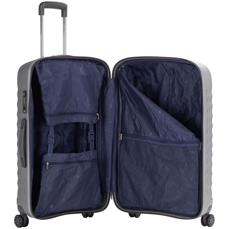 Чемодан Uno Zip Special M, серый арт.17432.10