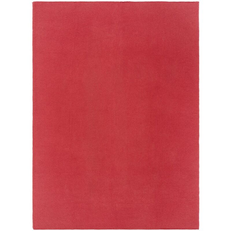 Плед Knitly, красный (коралл) арт.17765.69