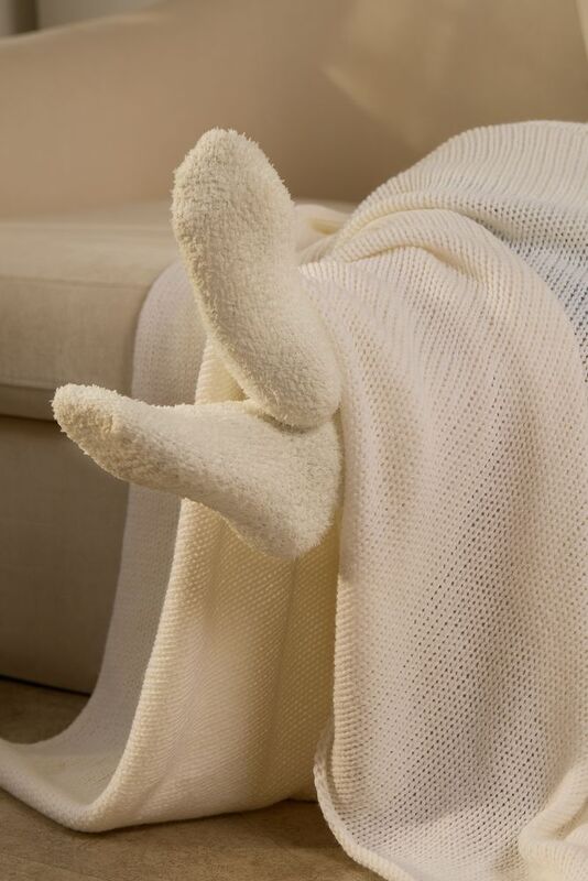 Плед Knitly, белый арт.17765.60