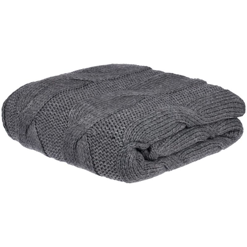 Плед Snefald, серый (маренго меланж) арт.17766.28