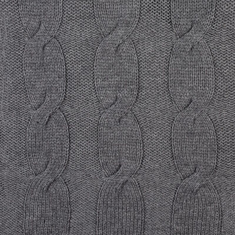 Плед Snefald, серый (маренго меланж) арт.17766.28