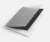 Блокнот на пружине Novalis, черный арт.26070.30