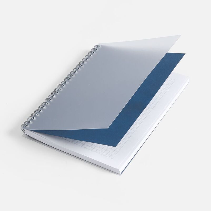 Блокнот на пружине Novalis, синий арт.26070.40