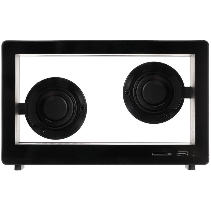 Bluetooth-колонка со светомузыкой Sensofonic, черная арт.17303.30