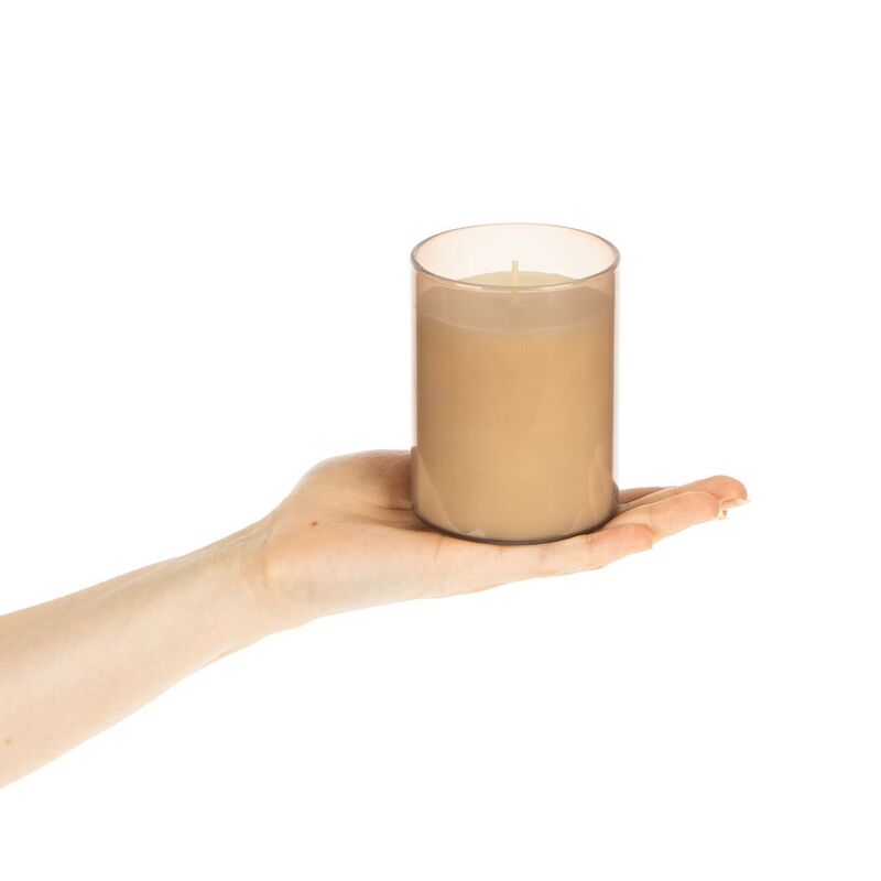 Ароматическая свеча Flikka, сосна и кипарис, бежевая арт.17352.00