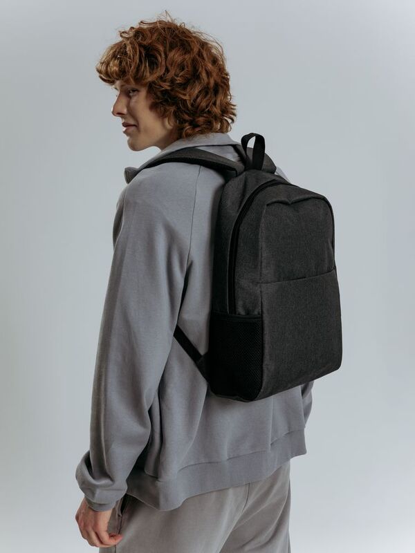 Рюкзак для ноутбука Conttori, черный меланж арт.17265.30