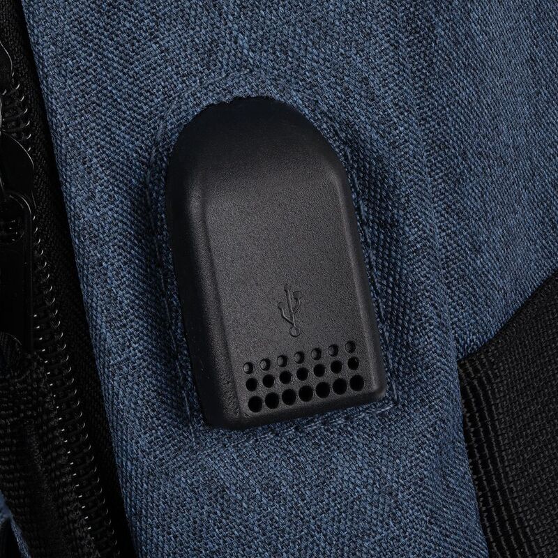 Рюкзак для ноутбука Conttori, синий меланж арт.17265.40