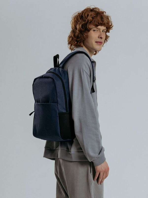 Рюкзак для ноутбука Conttori, синий меланж арт.17265.40