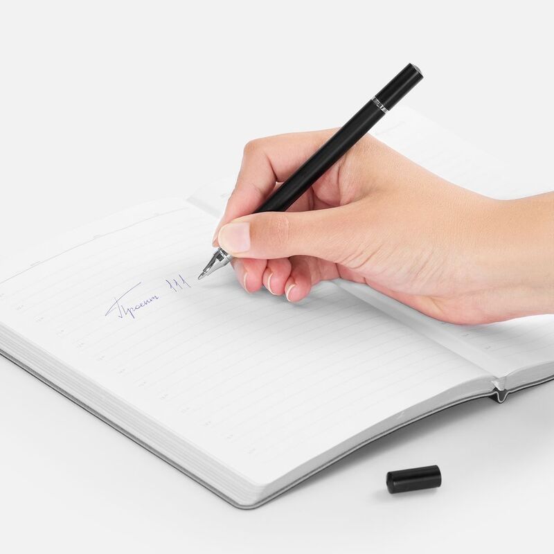 Ручка шариковая и вечный карандаш Diptych, черная арт.20129.30