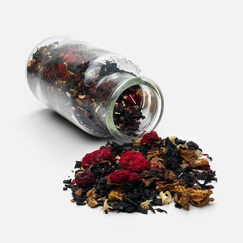 Чай &laquo;Сокочай&raquo;, черный с соком ананаса с вишней, цветками и коркой граната и лемонграссом арт.16222.08