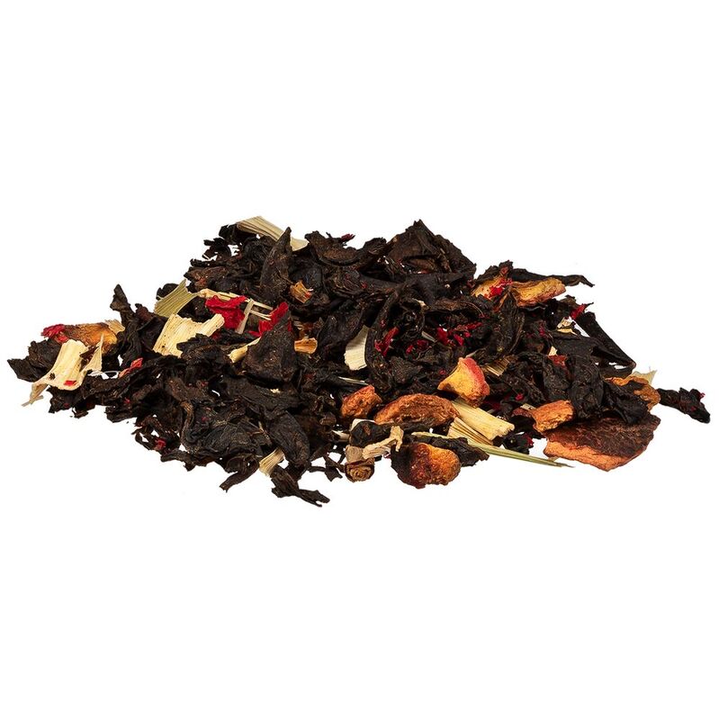 Чай &laquo;Сокочай&raquo;, мини, черный с соком ананаса, с кусочками ананаса, вишней, лемонграссом, цветками и коркой граната арт.16440.04