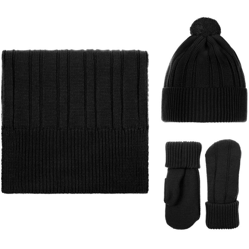 Шапка Knit Beat, черная арт.19891.30