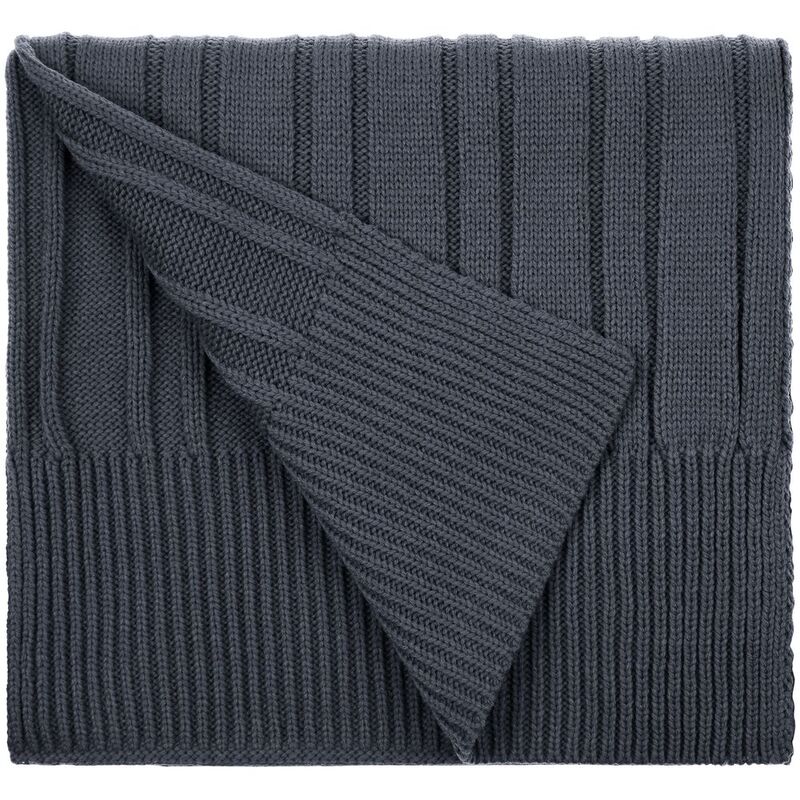 Шарф Knit Beat, серый (графит) арт.19892.29