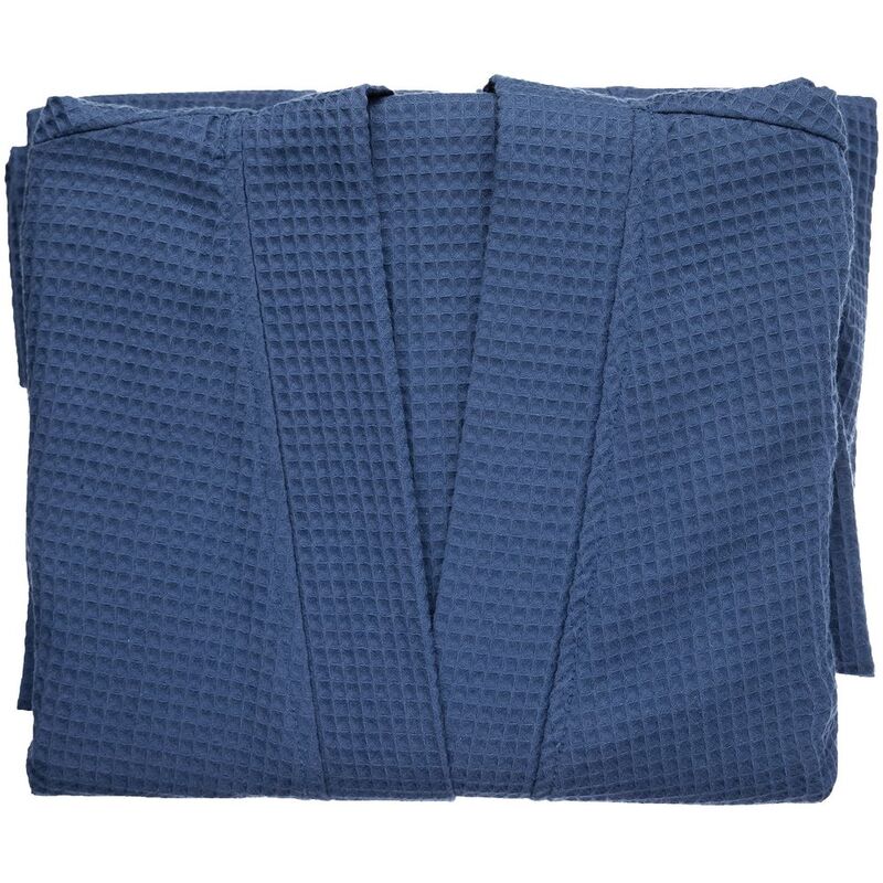 Халат вафельный Kimono, темно-синий арт.17267.44