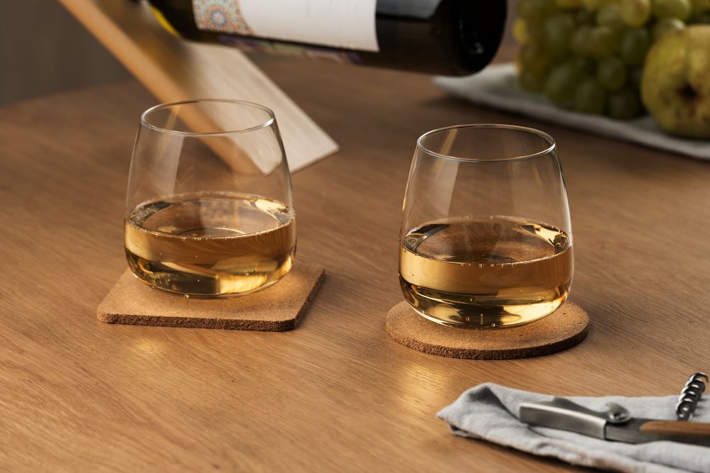 Набор из 4 костеров Suberic, круг арт.17347.02