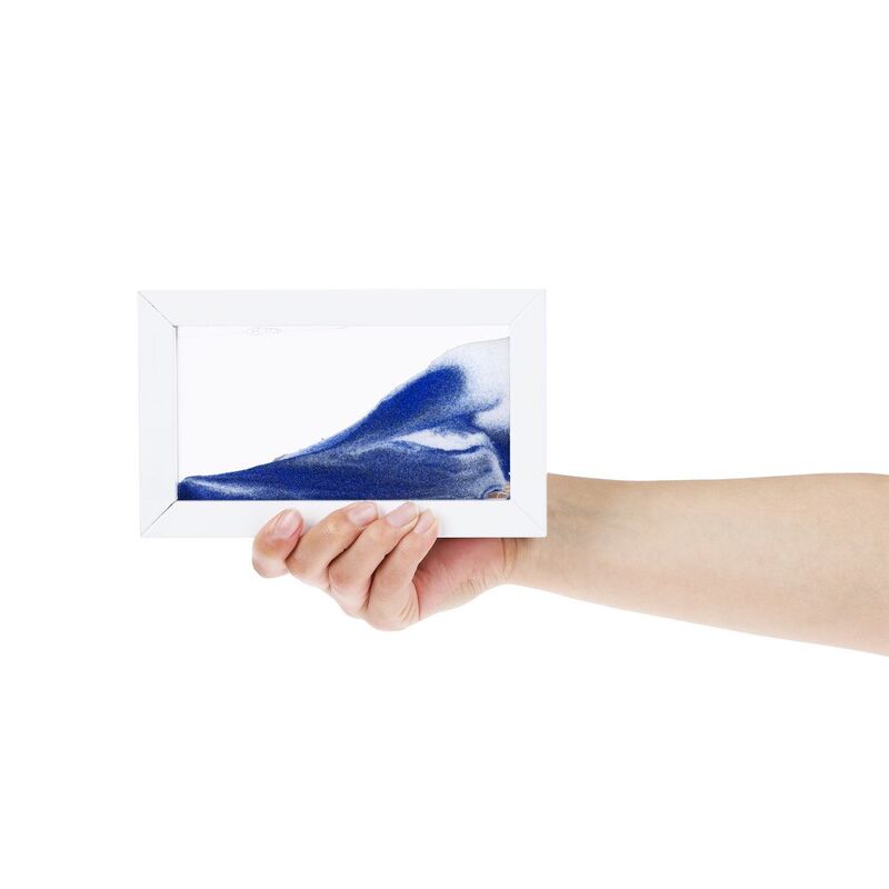 Песочная картина-антистресс Zenscape, белая с синим арт.20243.64