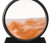 Песочная картина-антистресс Pleasantville, черная с оранжевым арт.20244.03