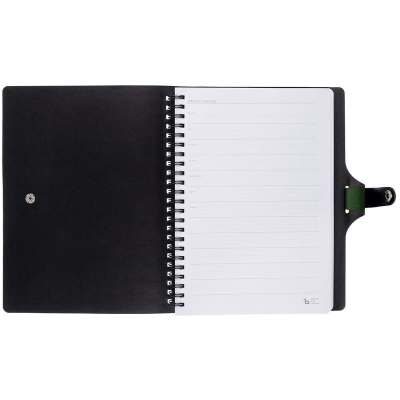 Ежедневник Strep Front на заказ, недатированный, зеленый арт.17283.90