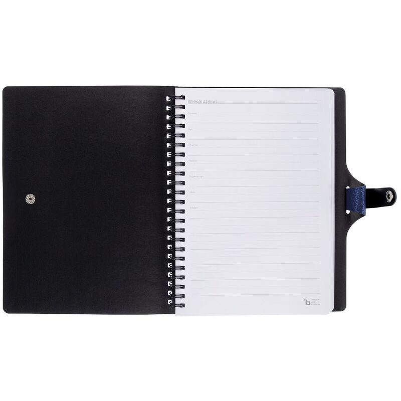 Ежедневник Strep Front на заказ, недатированный, темно-синий арт.17283.44