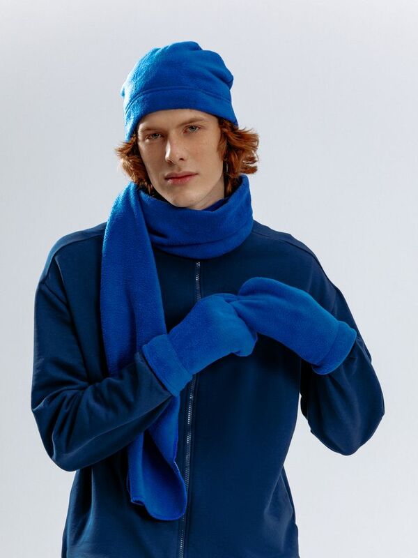 Шапка Fleecy, ярко-синяя арт.17481.44