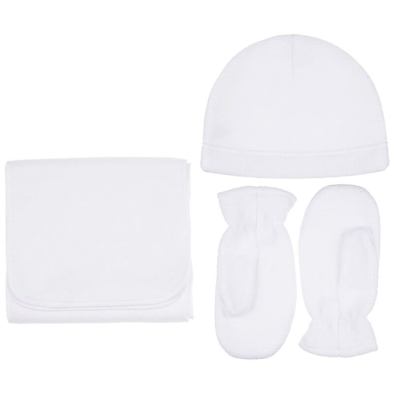 Шарф Fleecy, белый арт.17482.60