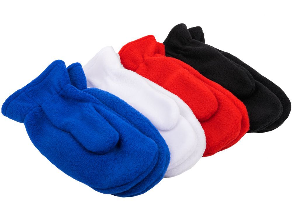 Варежки Fleecy, белые арт.17483.60