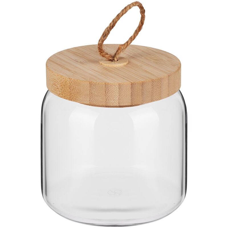 Банка с бамбуковой крышкой Woody S арт.20257.00