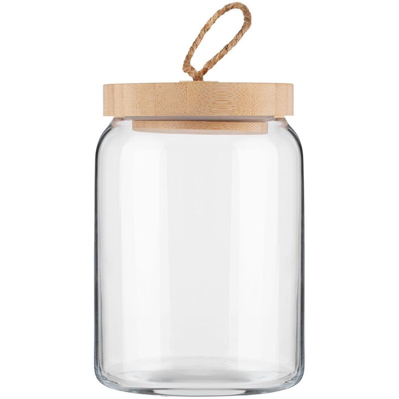 Банка с бамбуковой крышкой Woody M арт.20257.01