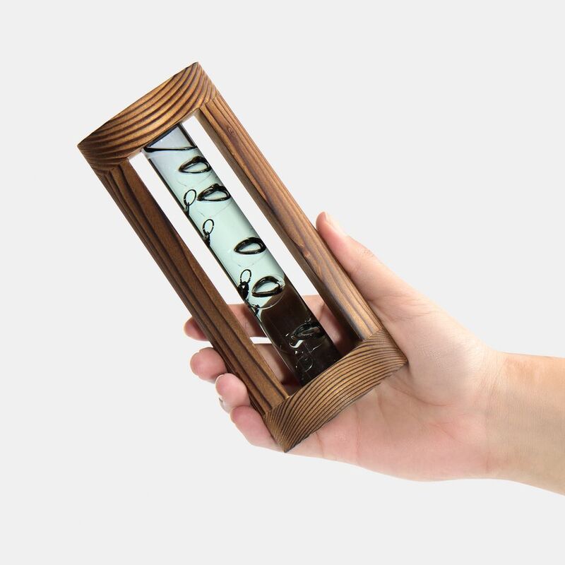 Термометр &laquo;Галилей&raquo; в деревянном корпусе, серый арт.17696.10