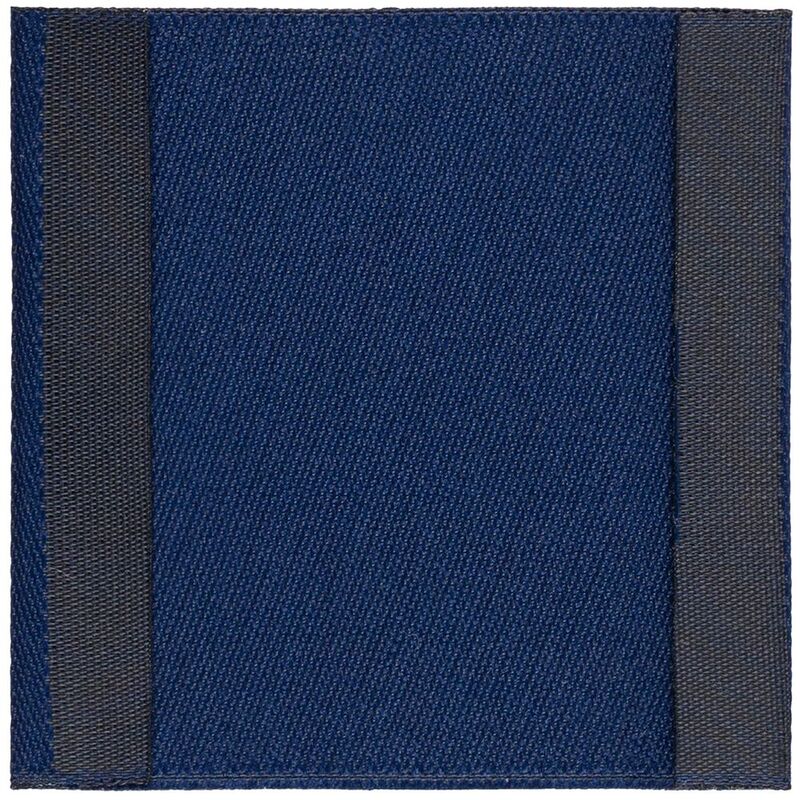 Лейбл тканевый Epsilon, L, темно-синий арт.13942.43