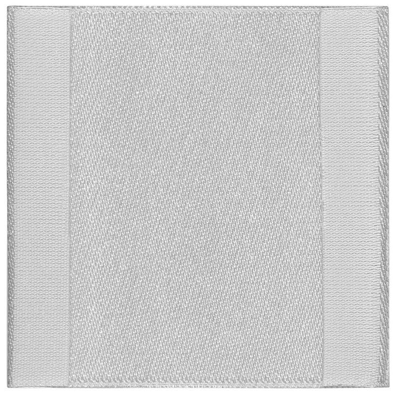 Лейбл тканевый Epsilon, L, светло-серый арт.13942.11