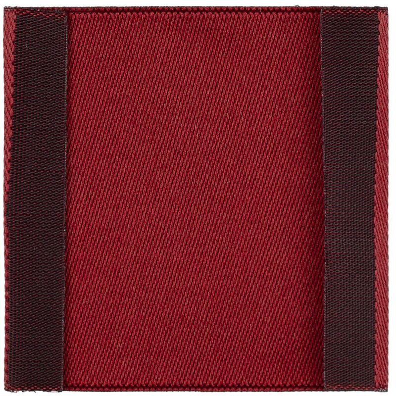 Лейбл тканевый Epsilon, L, бордовый арт.13942.55